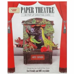 Dinosaurs Paper Theatre 3D Pop Up Birthday Card><noscript><img width=
