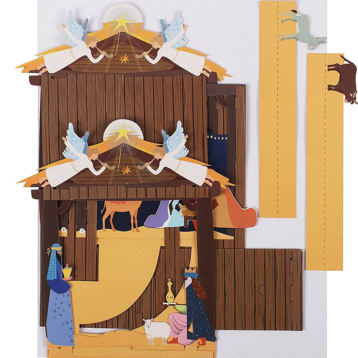 Nativity Paper Theatre 3D Pop Up Christmas Card>Alljoy Design Best