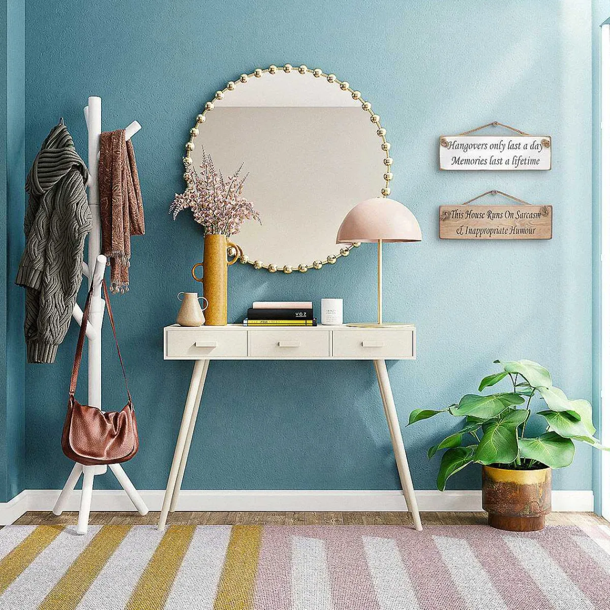 'Hangovers Only Last A Day' White Wooden Sign>Austin Sloan Hot