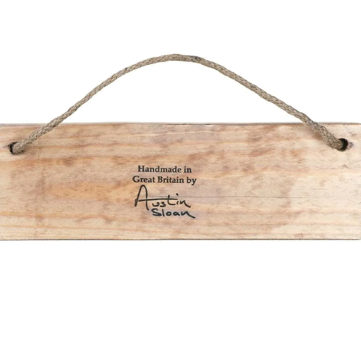 'This Is My Happy Place' Natural Wooden Sign>Austin Sloan Store