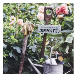 Gardeners' World Garden Signs Set Of 6 Blank Notecards><noscript><img width=