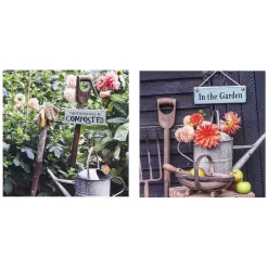 Gardeners' World Garden Signs Set Of 6 Blank Notecards><noscript><img width=
