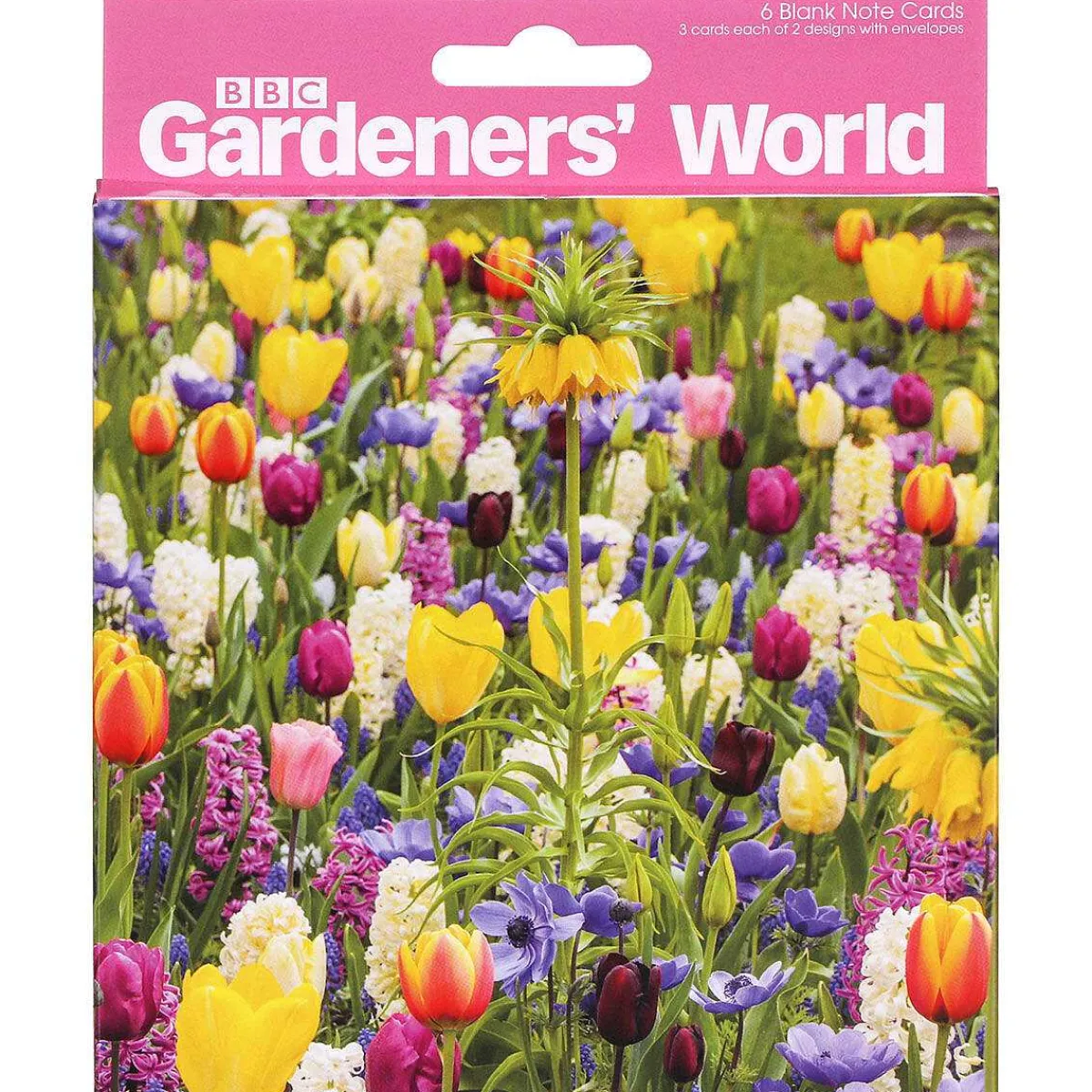 Gardeners' World Tulips & Sunrise Set Of 6 Blank Notecards>BBC Store