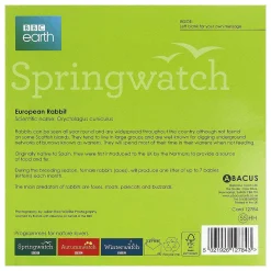 Springwatch European Rabbit Greetings Card>BBC Cheap