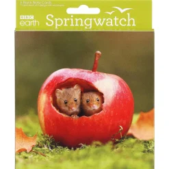 Springwatch Harvest Mice Set Of 6 Notecards><noscript><img width=