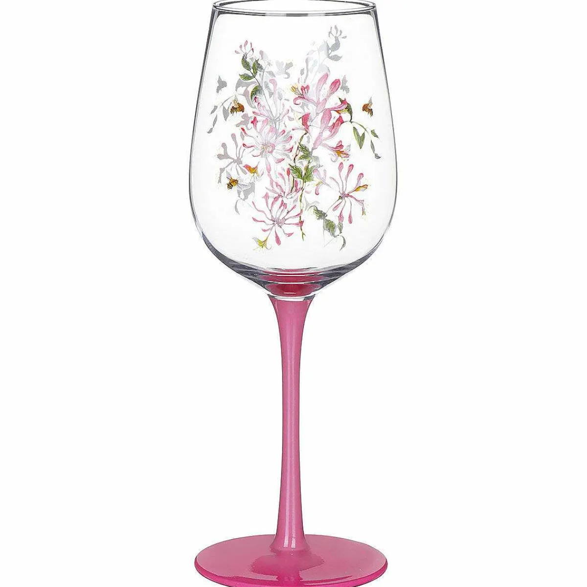 Bee-Tanical Honeysuckle Wine Glass>Temptation Gifts Best