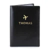 Black Gold Name Passport Holder>Temptation Gifts Outlet