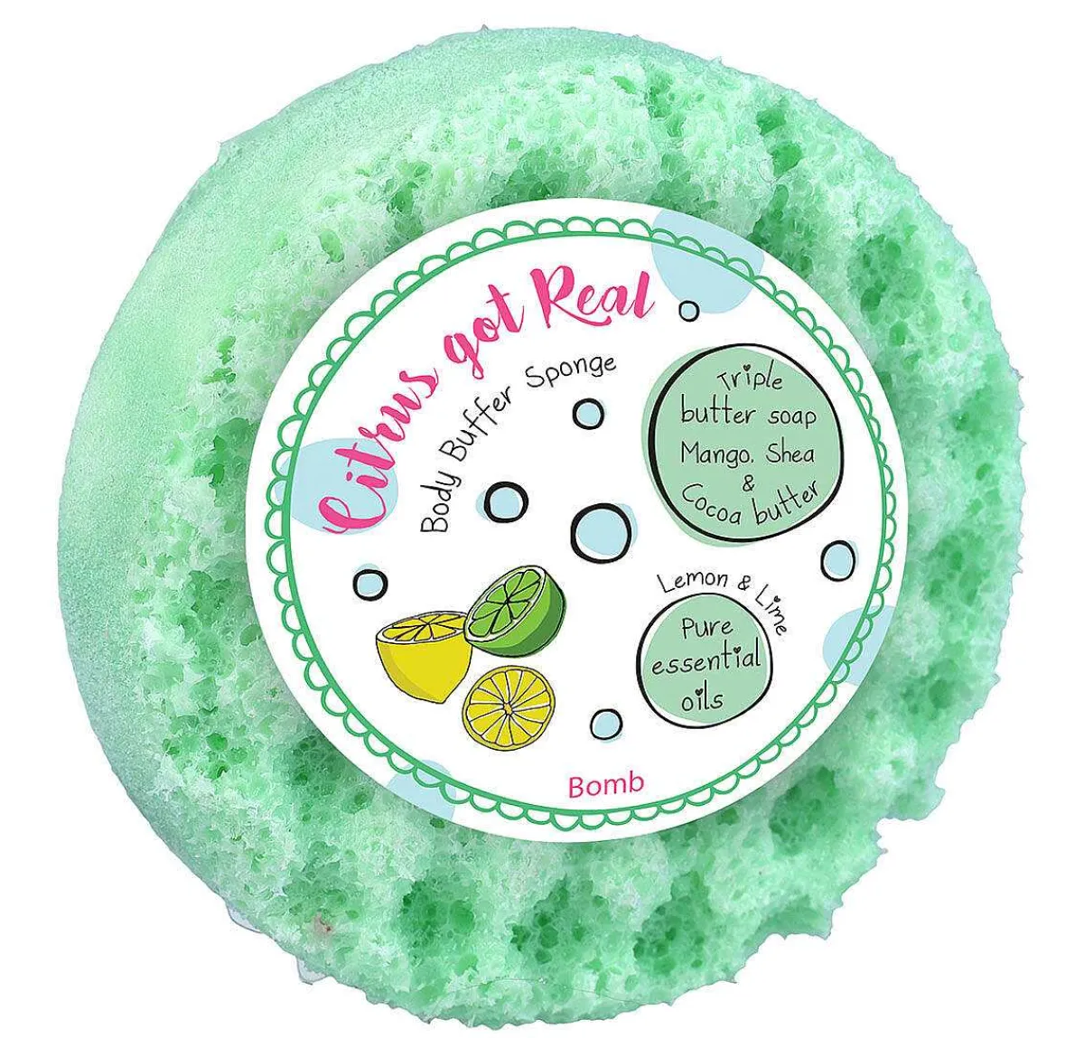 Citrus Got Real Body Buffer 200G Shower Soap>Bomb Cosmetics Discount