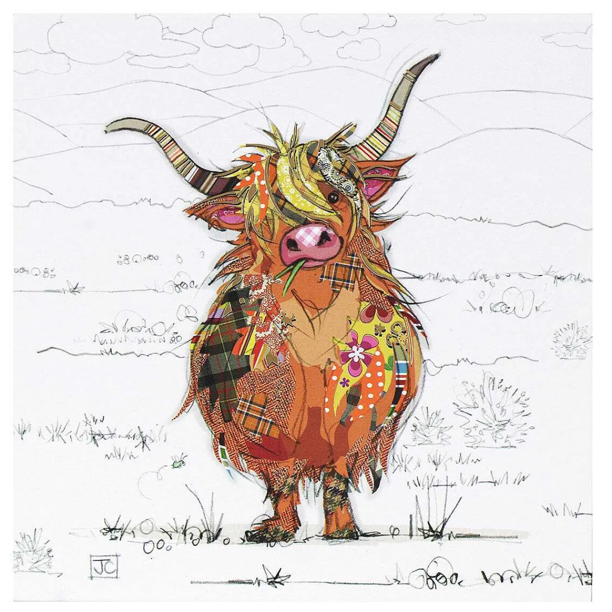 Highland Hamish Cow Memo Pad & Pen>Bug Art Discount