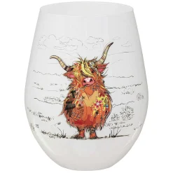 Highland Hamish Cow Stemless Glass>Bug Art Discount