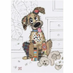Kooks Murphy Mutt Greetings Card>Bug Art Clearance