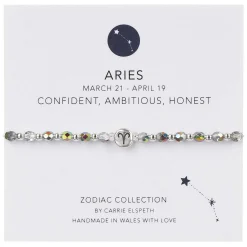 Aries Zodiac Sentiment Bracelet>Carrie Elspeth Online