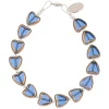 Blue Gold Edged Hearts Bracelet>Carrie Elspeth Cheap