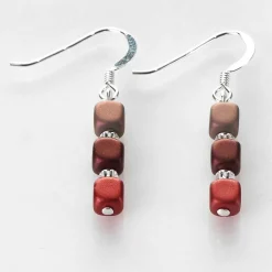 Browns Satin Cubes Earrings>Carrie Elspeth Cheap