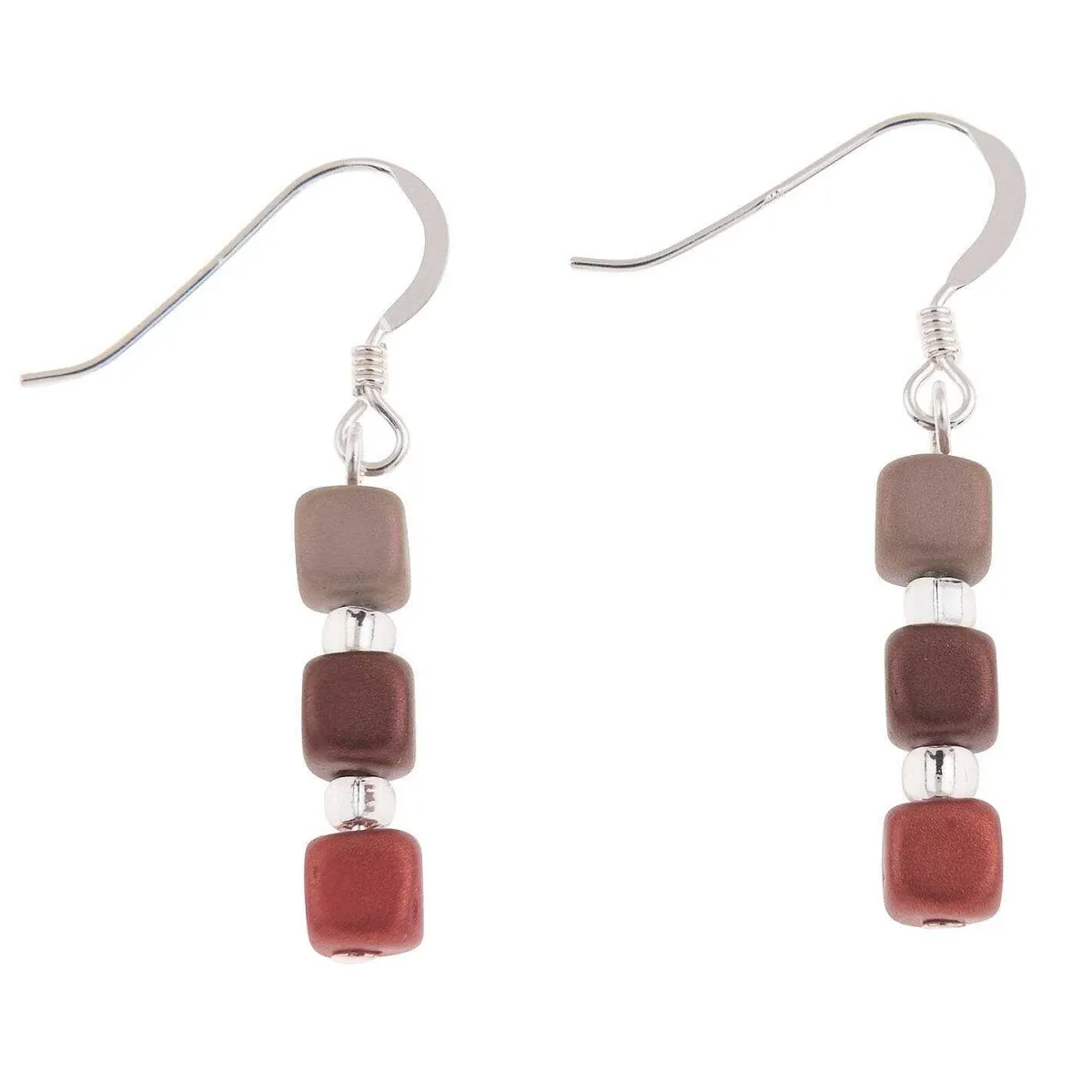 Browns Satin Cubes Earrings>Carrie Elspeth Cheap