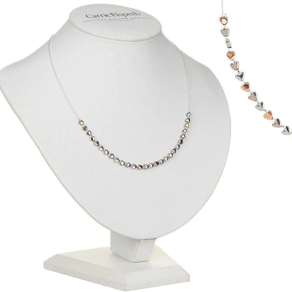 Cariad Hearts Links Necklace>Carrie Elspeth Fashion