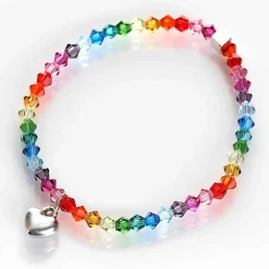 Everyone Deserves To Sparkle Rainbow Sentiment Bracelet>Carrie Elspeth Sale