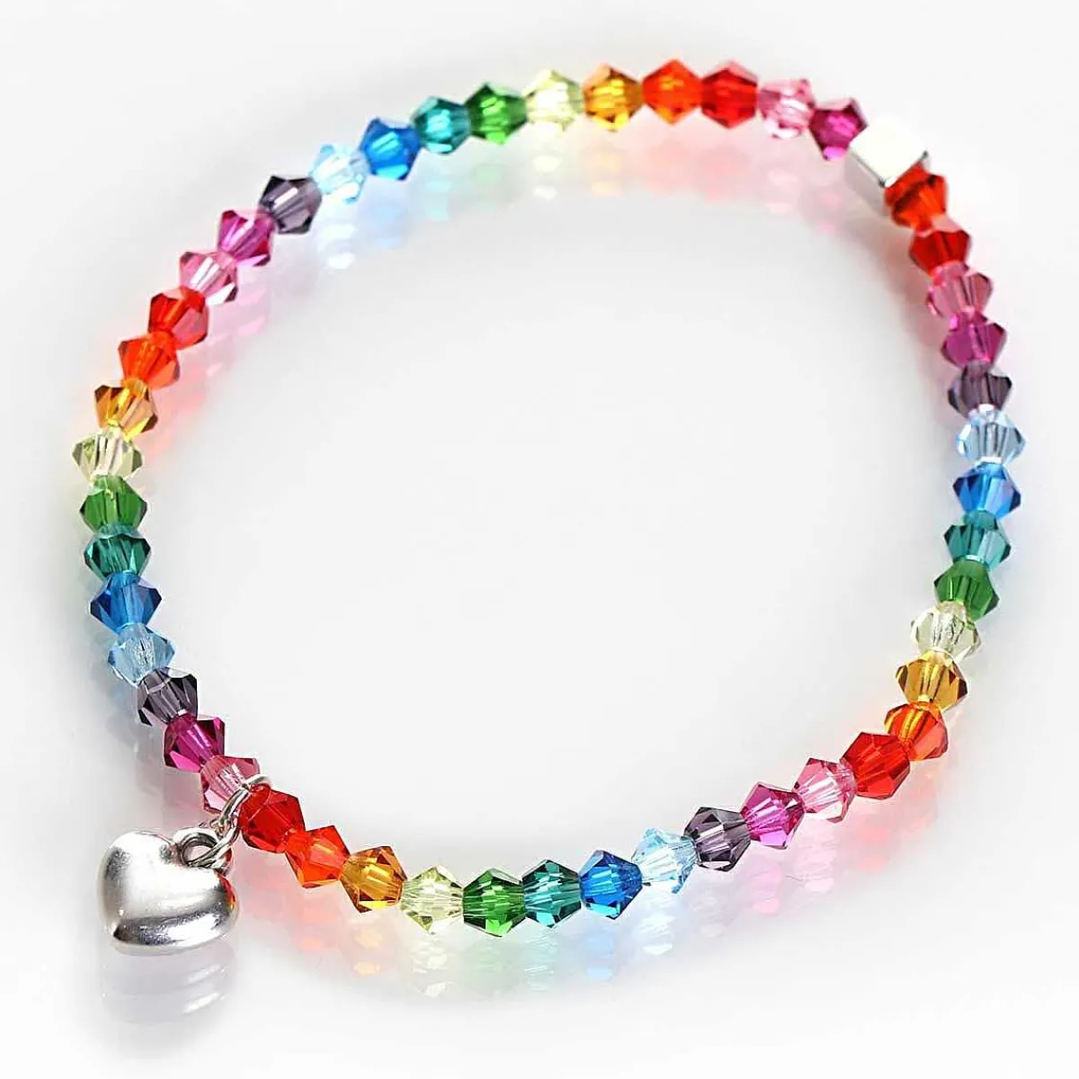 Everyone Deserves To Sparkle Rainbow Sentiment Bracelet>Carrie Elspeth Sale