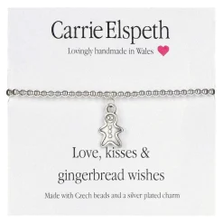 Gingerbread Wishes Sentiment Bracelet>Carrie Elspeth Flash Sale