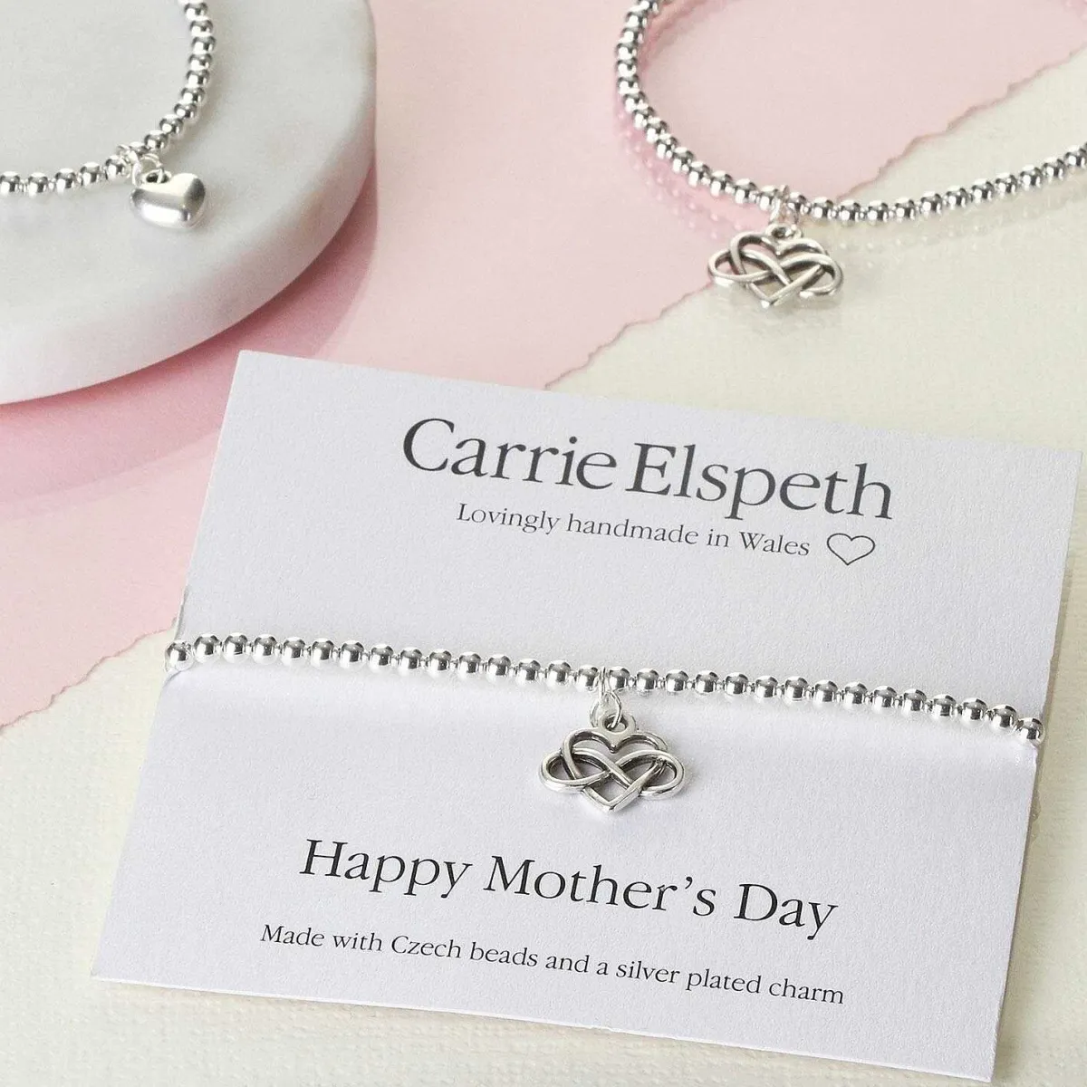 'Happy Mother's Day' Sentiment Bracelet>Carrie Elspeth Fashion