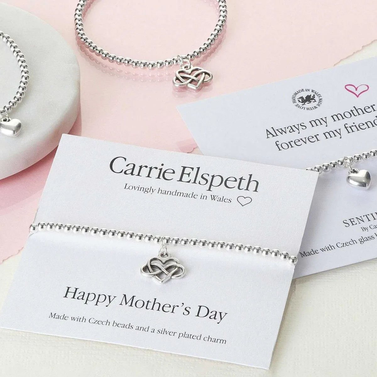 'Happy Mother's Day' Sentiment Bracelet>Carrie Elspeth Fashion