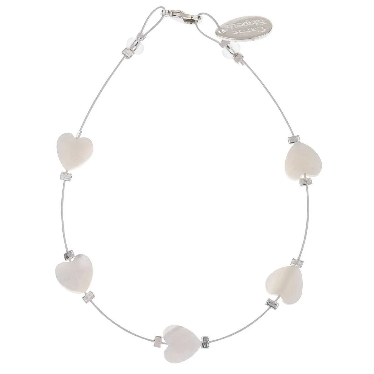 Shell Hearts Spaced Bracelet>Carrie Elspeth Store