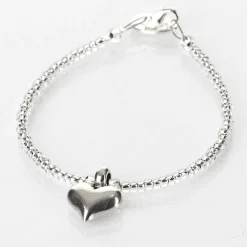 Silver Heart Strings Bracelet>Carrie Elspeth Hot