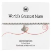 World's Greatest Mum Sentiment Bracelet>Carrie Elspeth Best Sale