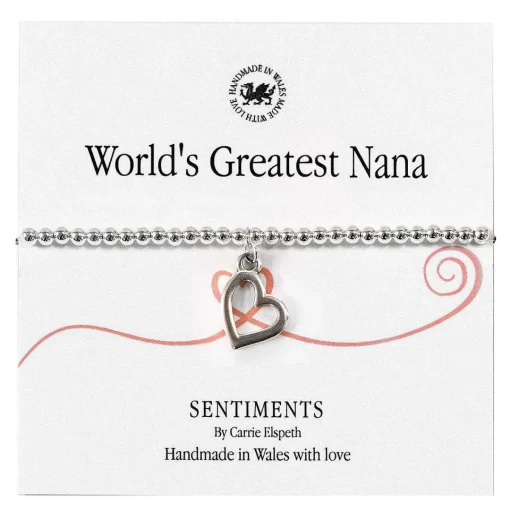 World's Greatest Nana Sentiment Bracelet>Carrie Elspeth Outlet