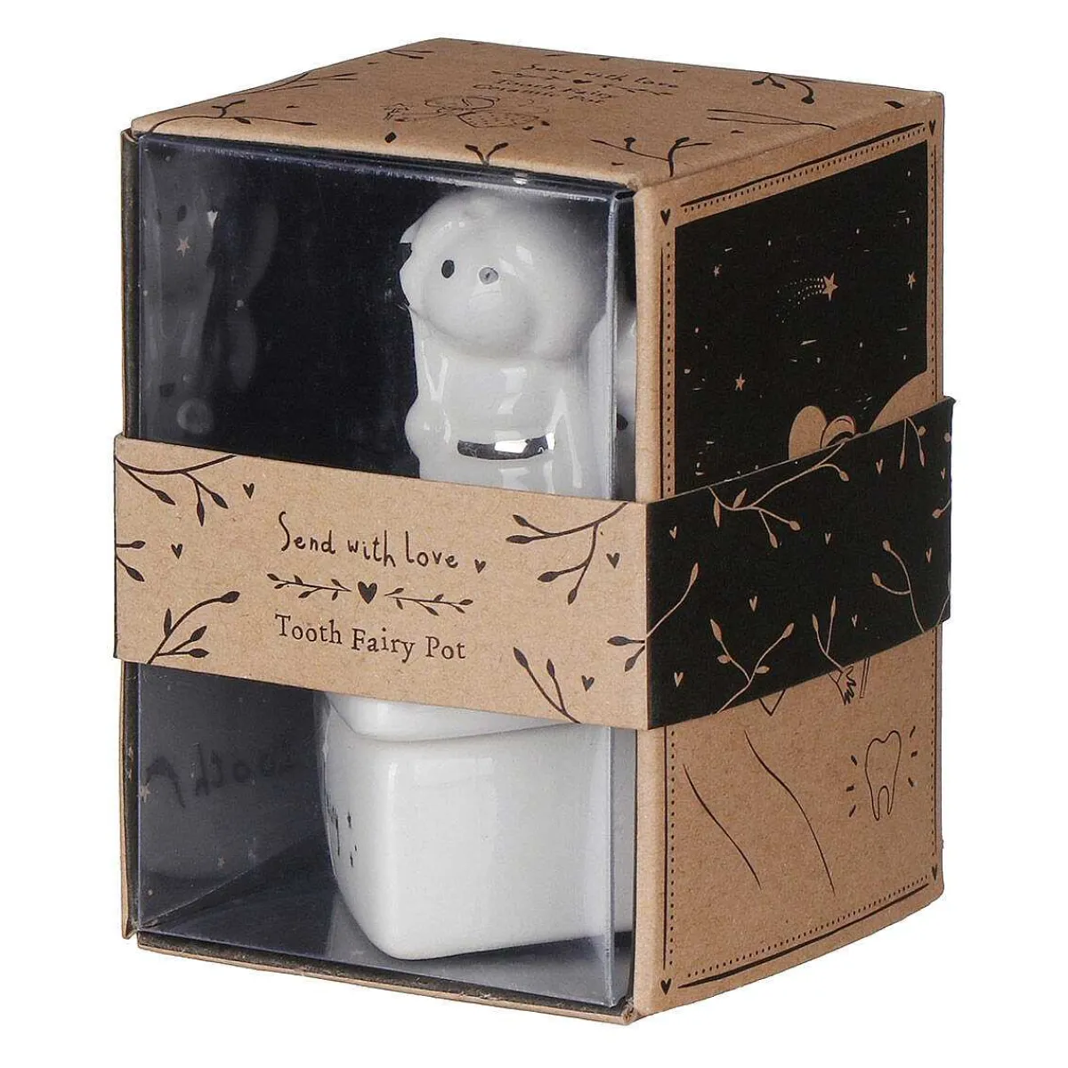 'send With Love' Ceramic Tooth Fairy Pot>CGB Giftware Shop