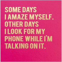 Cloud Nine 'Amaze Myself' Greetings Card>Temptation Gifts Clearance