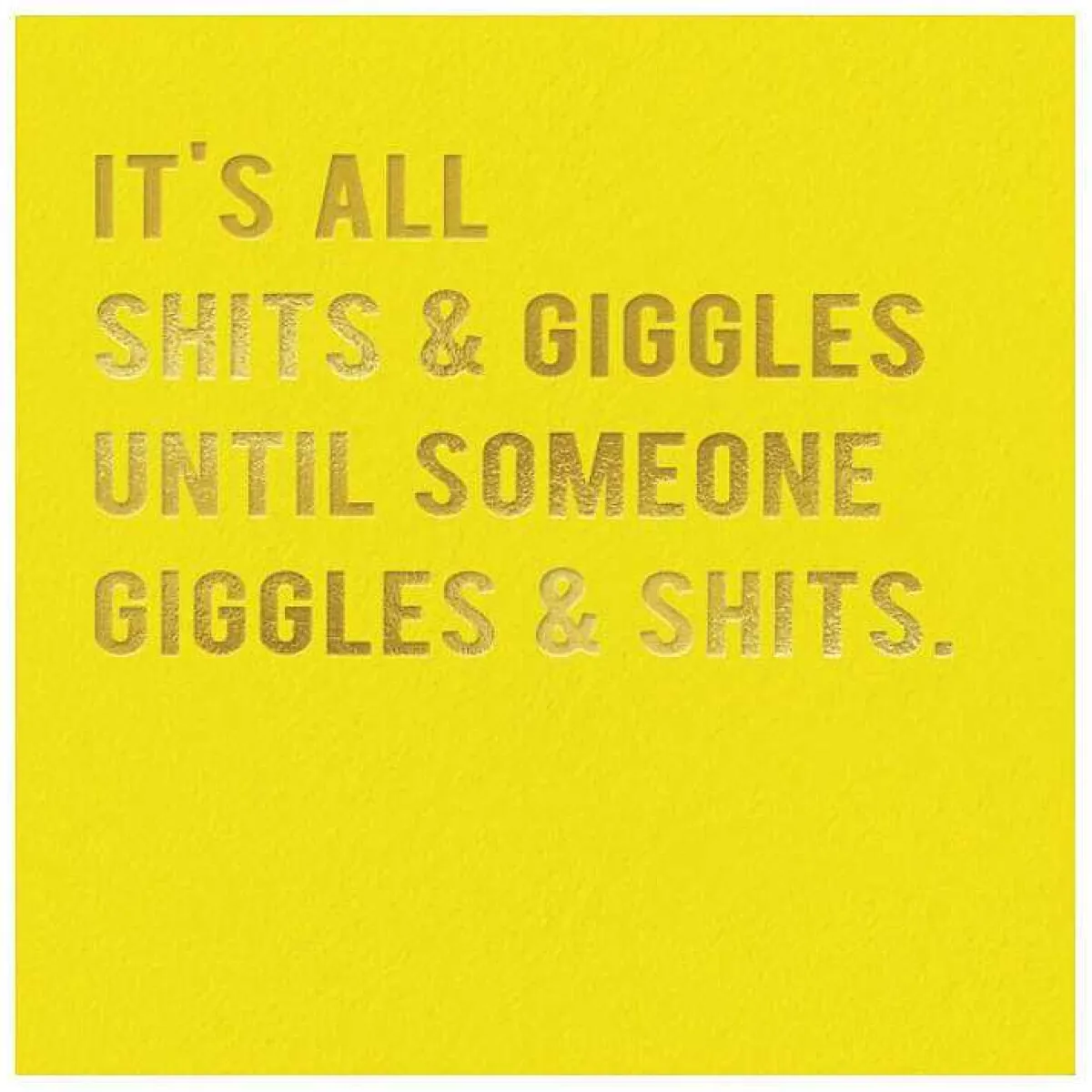 Cloud Nine 'Giggles & Sh**S' Greetings Card>Temptation Gifts Fashion