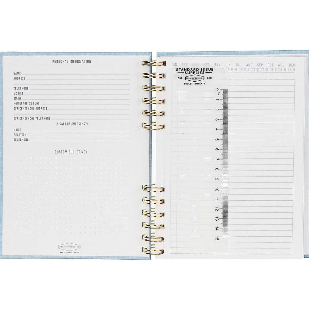 Blue Standard Issue Hardback Notebook>Designworks Ink Discount
