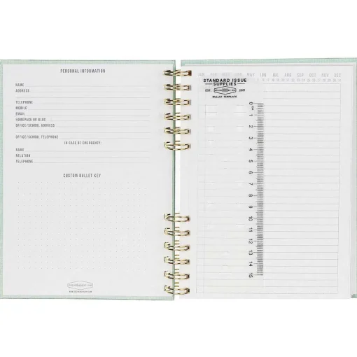 Green Standard Issue Hardback Notebook>Designworks Ink Online