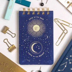 'Live By The Sun' Small Spiral Notepad><noscript><img width=