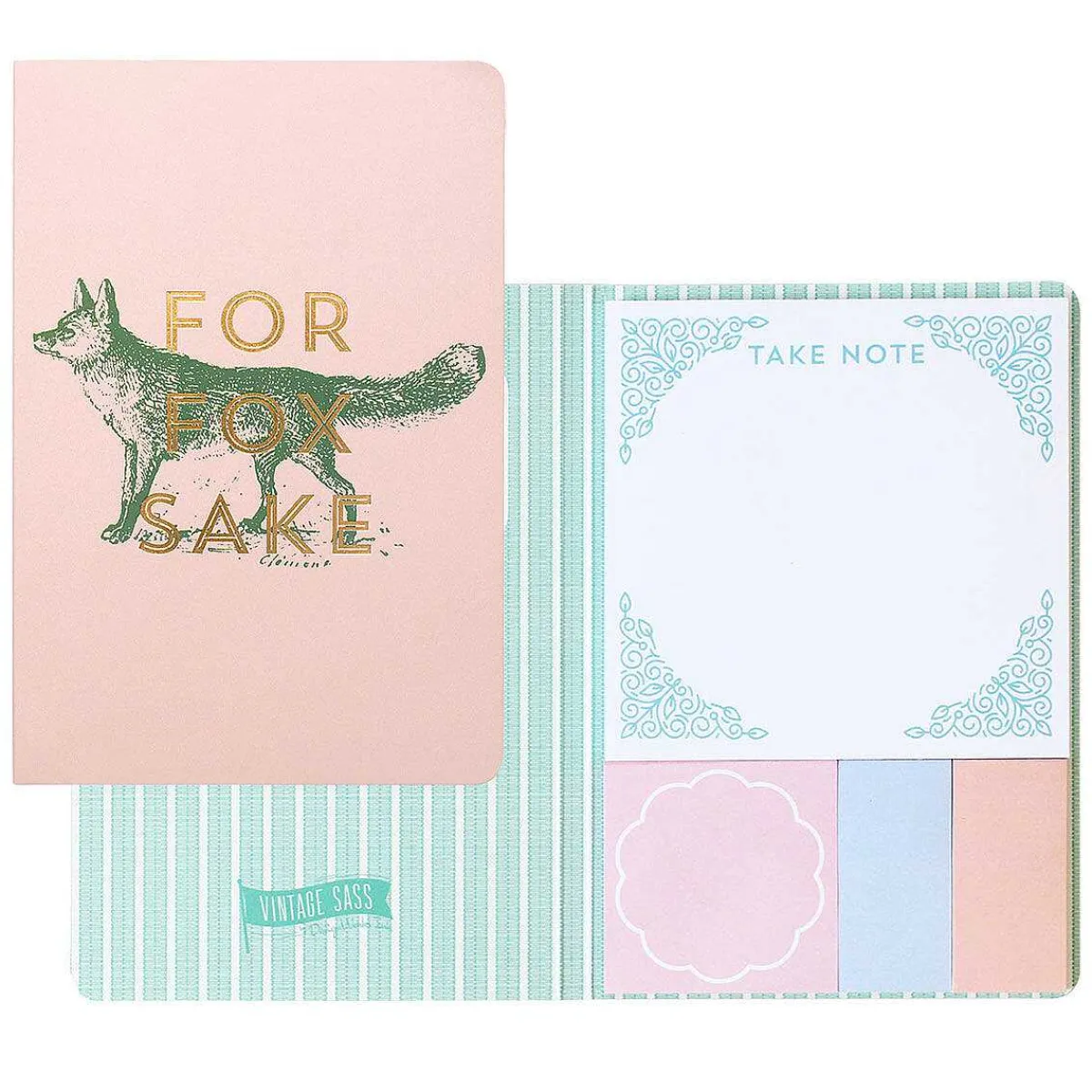 Vintage Sass 'For Fox Sake' Sticky Note Set>Designworks Ink Outlet