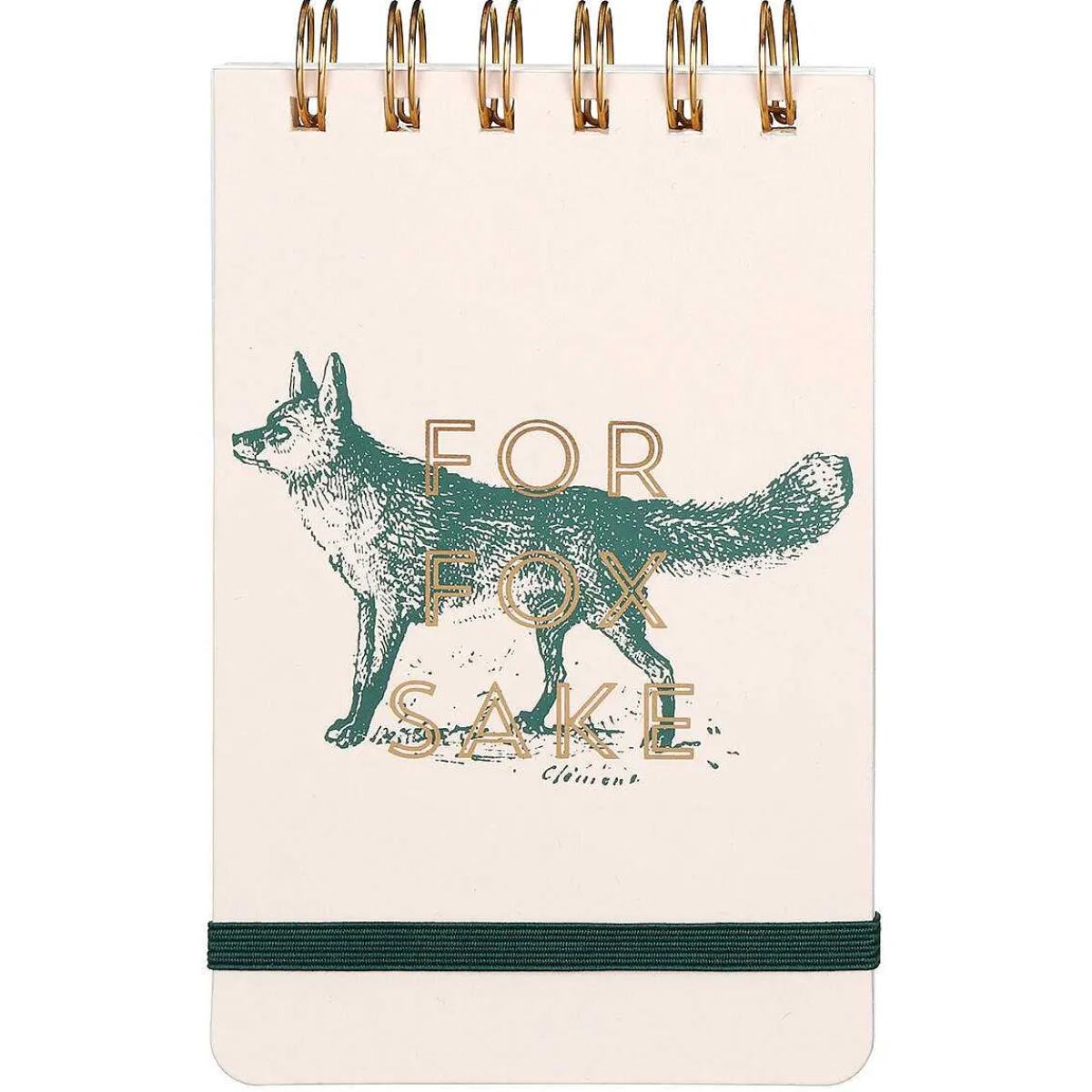 Vintage Sass 'For Fox Sake' Small Spiral Notepad>Designworks Ink Best