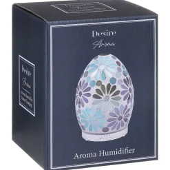 Blue Flower Mosaic Egg Colour Changing Aroma Humidifier>Desire Discount