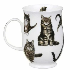 Cats Tabby Suffolk Shape Mug>Dunoon New