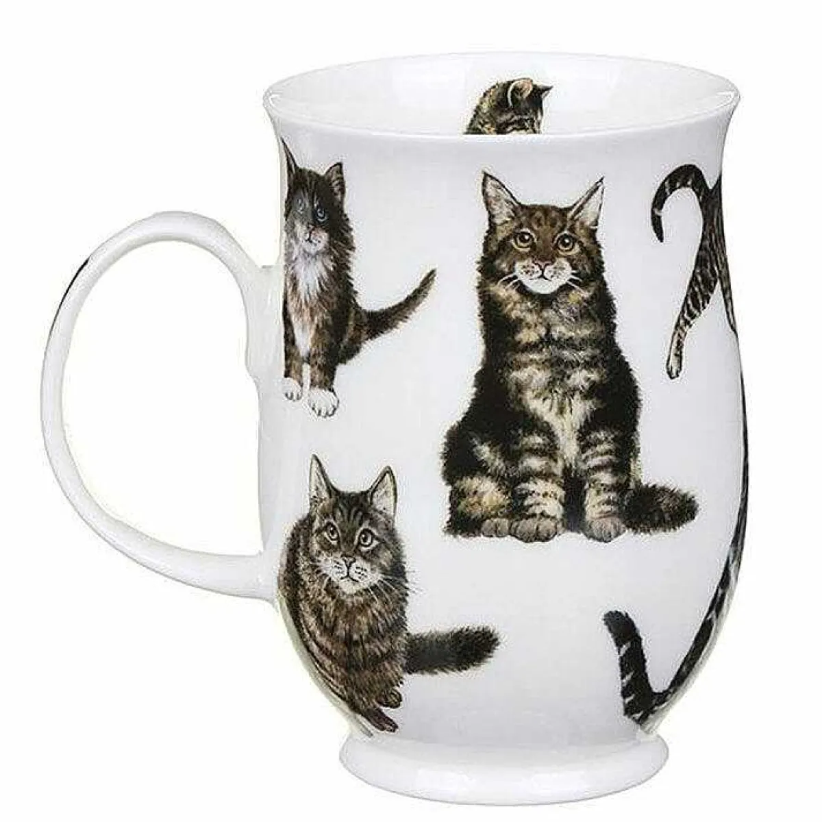 Cats Tabby Suffolk Shape Mug>Dunoon New