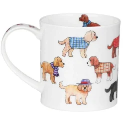 Dashing Dogs Cockapoo Orkney Shape Mug>Dunoon Cheap