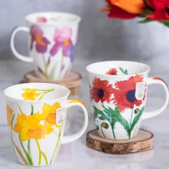 Flora Daffodil Nevis Shape Mug>Dunoon Clearance