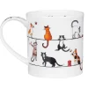 Live Wires Cat Orkney Shape Mug>Dunoon New