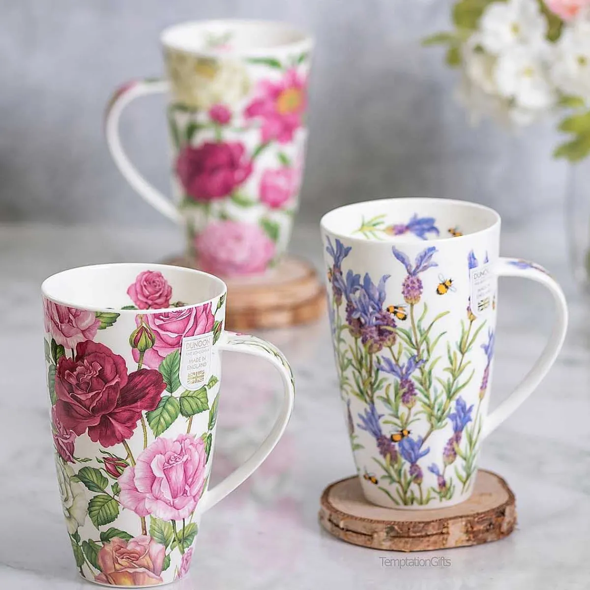 Roses Henley Shape Mug>Dunoon Discount