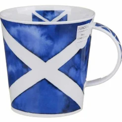 Saltire Cairngorm Shape Mug>Dunoon Outlet