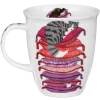 Sleepy Cats Pink Nevis Shape Mug>Dunoon Hot