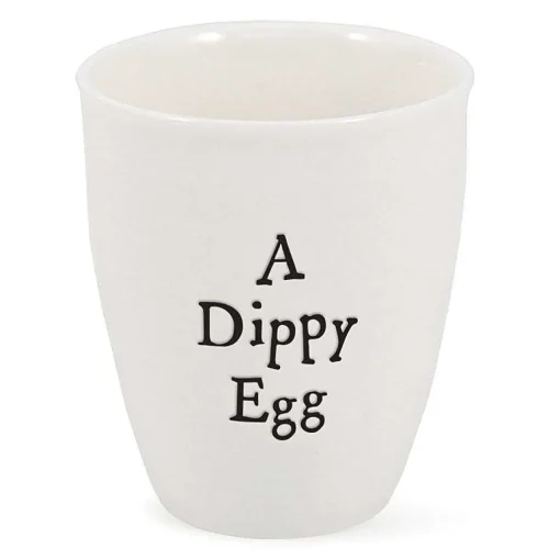 'A Dippy Egg' Porcelain Egg Cup>East of India Store