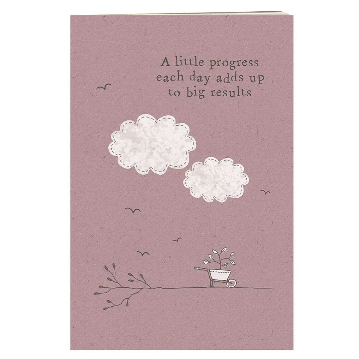 'A Little Progess' Small Lined Notebook>East of India Online