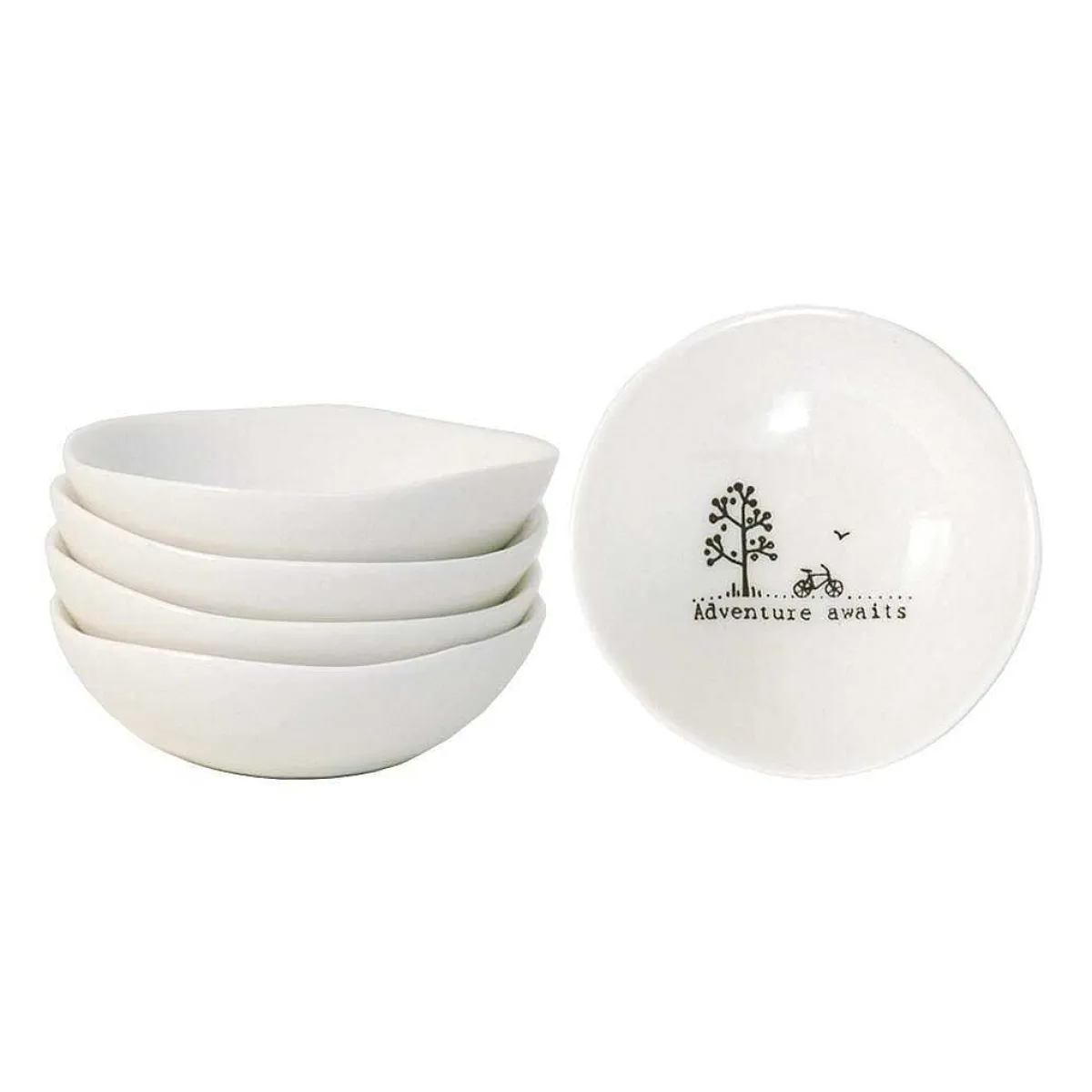 'Adventure Awaits' Small Wobbly Bowl>East of India Outlet