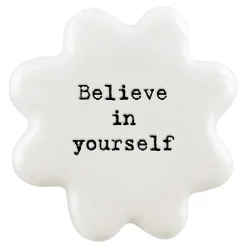 'Believe In Yourself' Flower Token>East of India Flash Sale